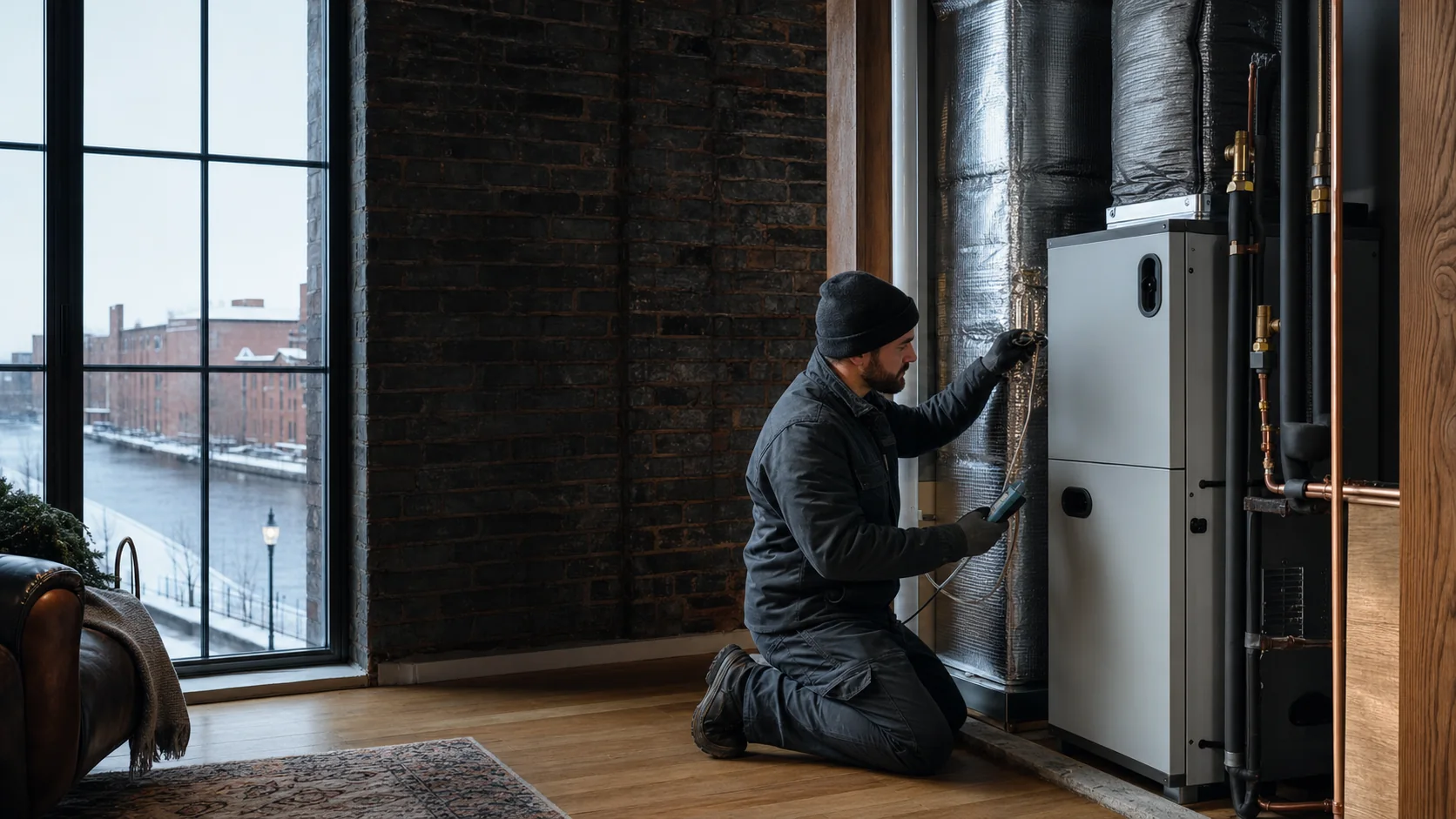 HVAC evaluation in a Lowell-area home